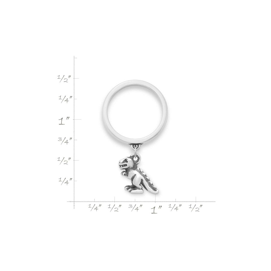 James Avery Tiny T.Rex Charm Dangle Ring | Rings