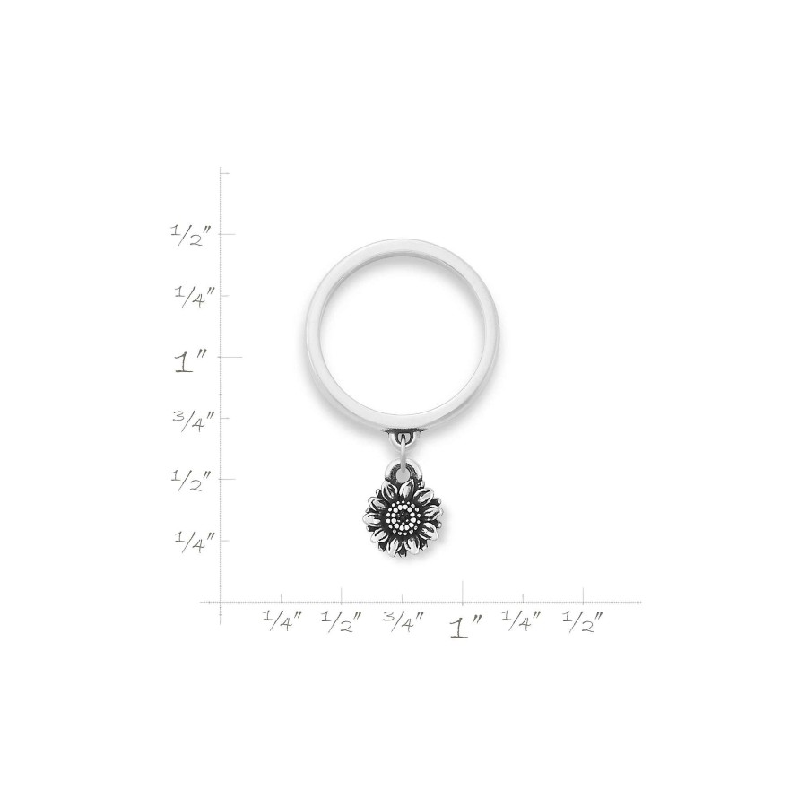 James Avery Mini Sunflower Charm Dangle Ring | Rings