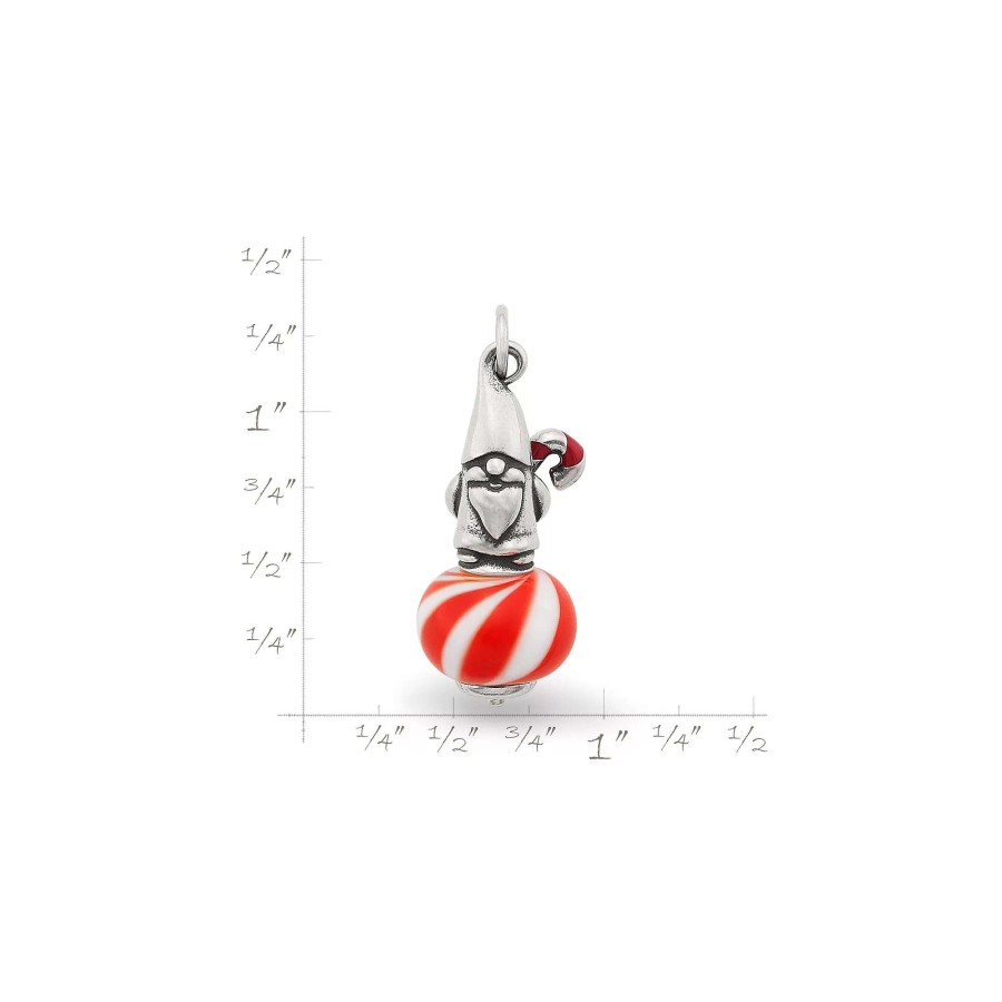 James Avery Enamel Christmas Gnome Art Glass Charm | Charms