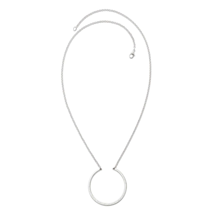 James Avery Hammered Circle Changeable Charm Necklace | Necklaces And Chains