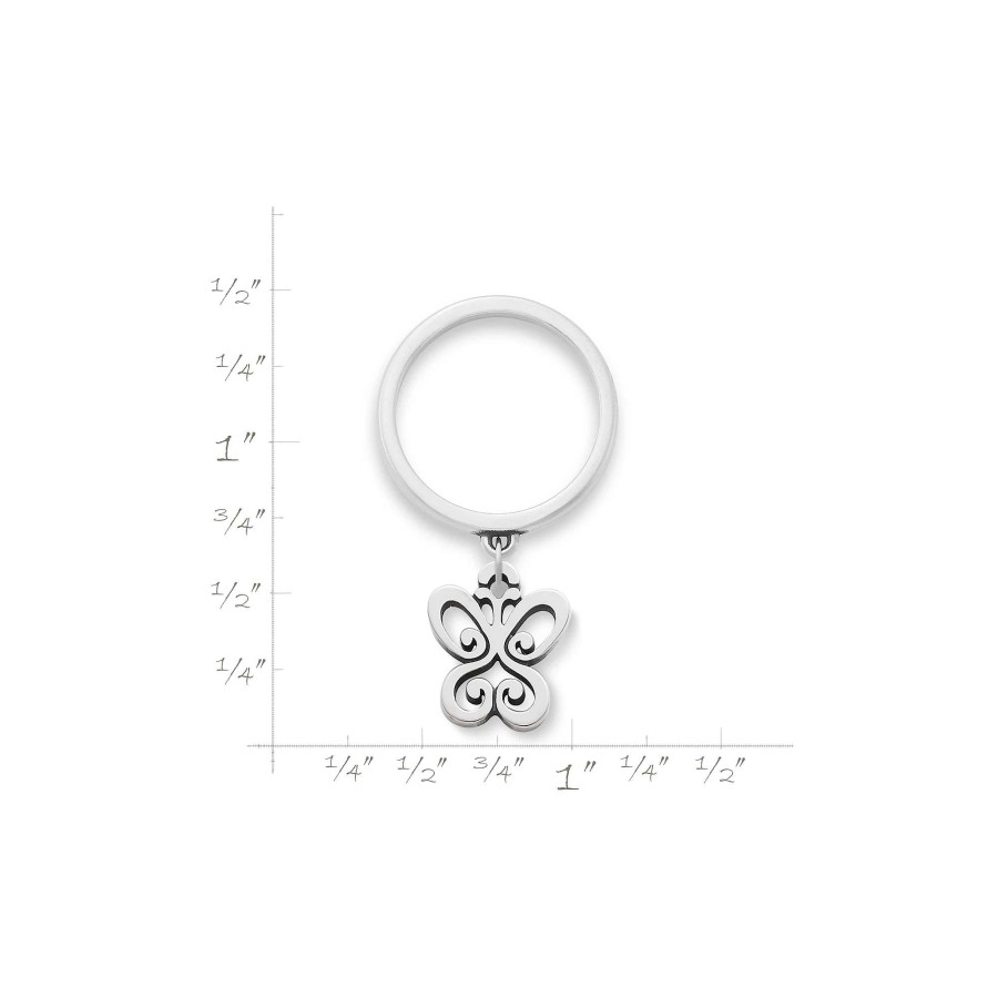 James Avery Small Spring Butterfly Charm Dangle Ring | Rings