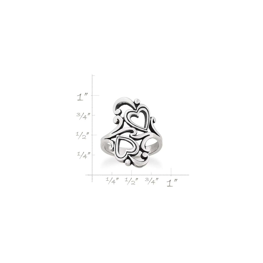 James Avery Swirls And Scrolls Hearts Ring | Rings