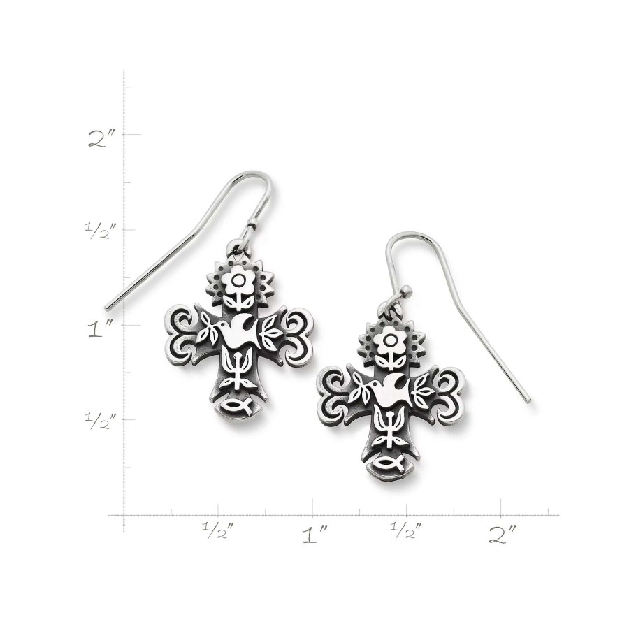 James Avery La Primavera Cross Dangle Earrings | Earrings