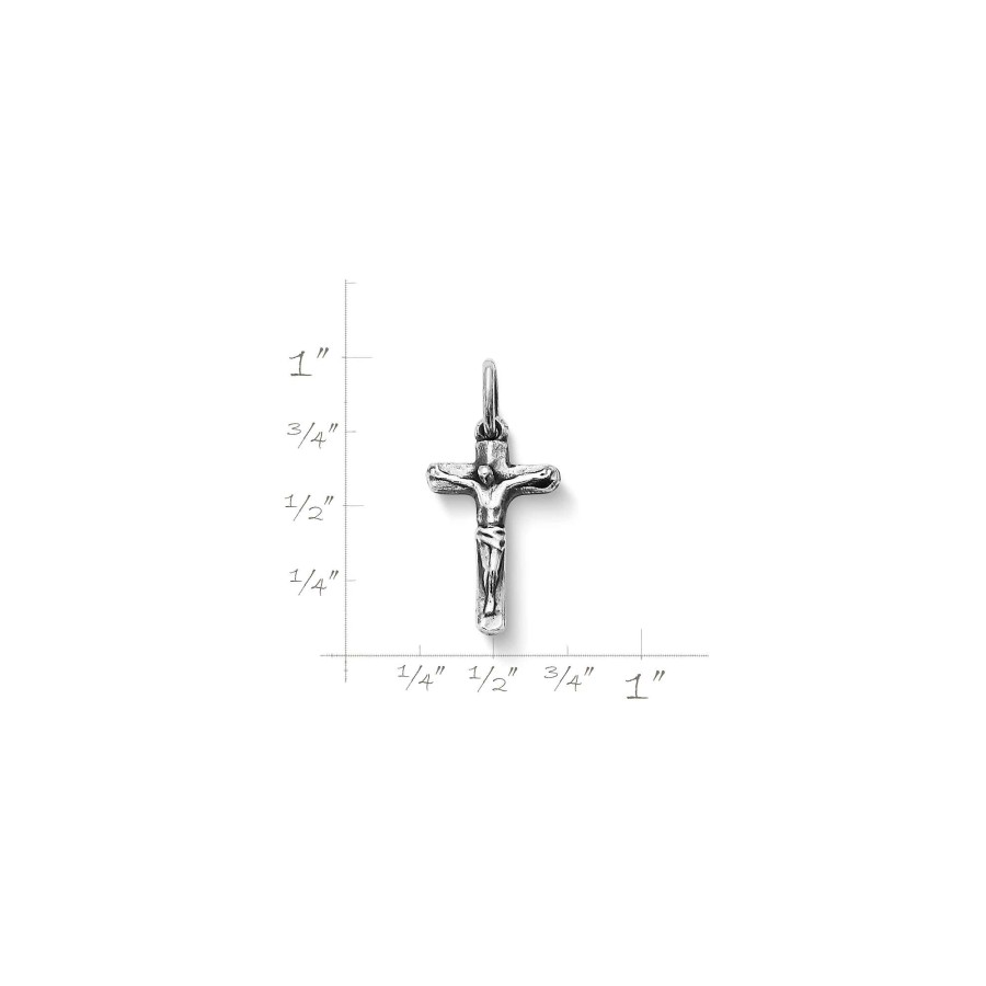 James Avery Small Chiseled Crucifix Charm | Religious Charms