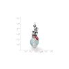 James Avery Enamel Snowman Art Glass Charm | Charms