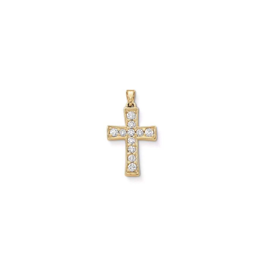 James Avery Plain Latin Cross Pendant With Diamonds | Pendants