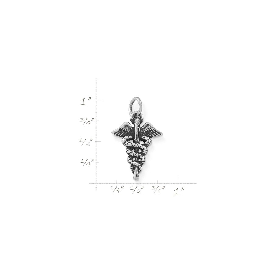 James Avery Caduceus Charm | Men'S Pendants And Charms