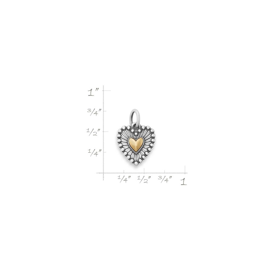 James Avery Shining Heart Charm | Charms