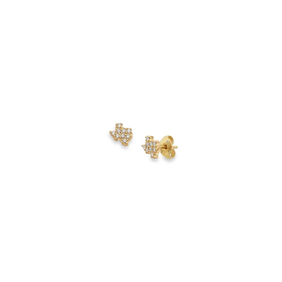 James Avery Delicate Pave Diamond Texas Studs | Earrings