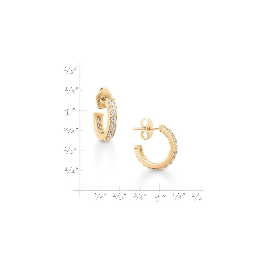 James Avery Delicate Pave Diamond Hoops | Earrings