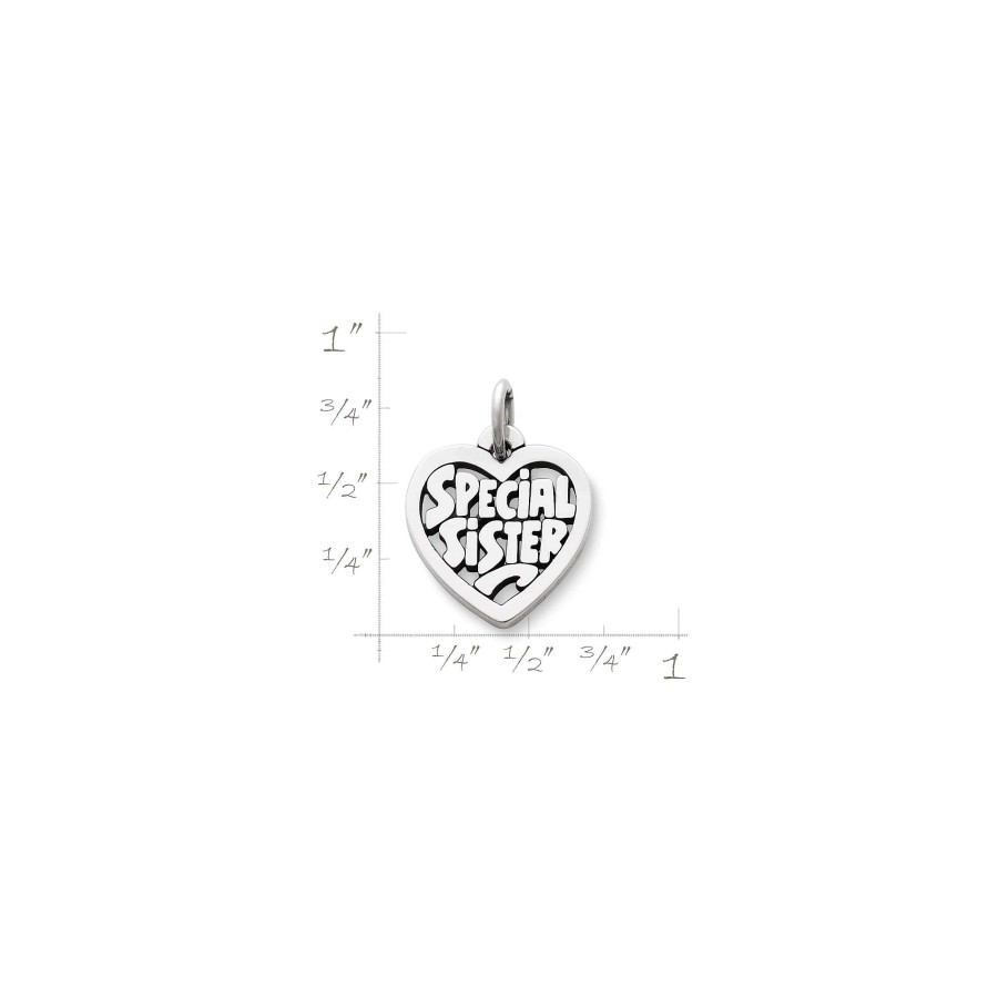 James Avery Special Sister Heart Charm | Charms