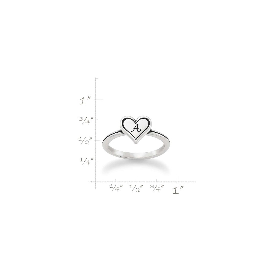 James Avery Delicate Heart Initial Ring | Rings