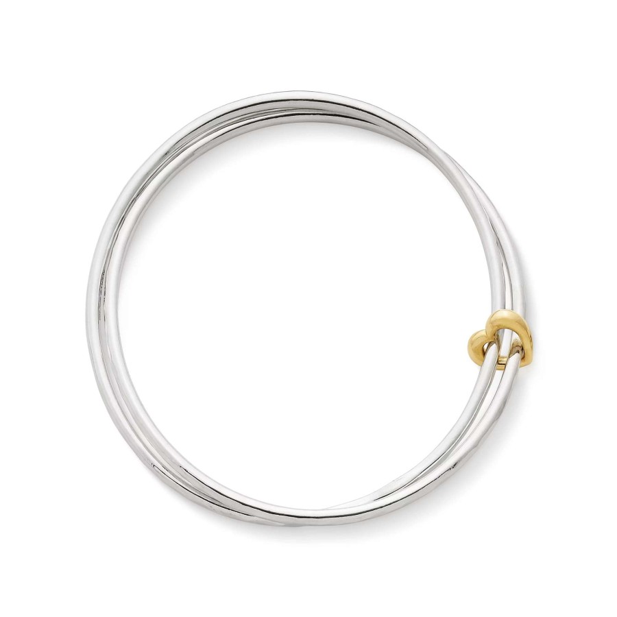 James Avery Heart Of Gold Combo Bangle Bracelet | Bracelets