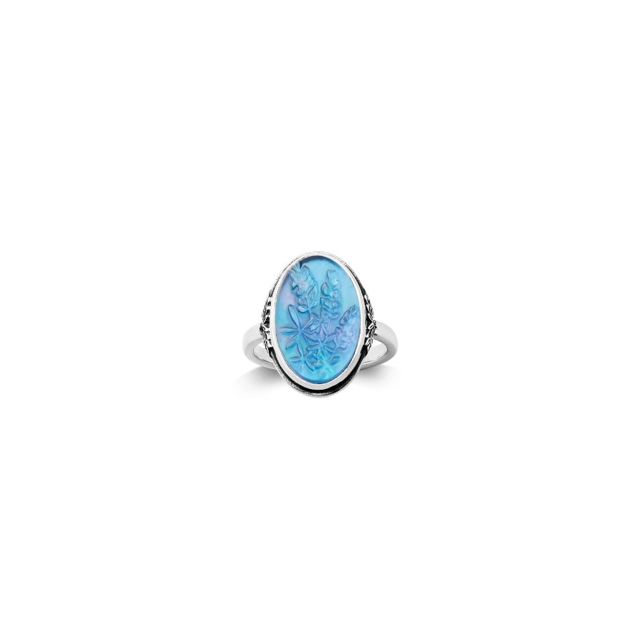 James Avery Sculpted Bluebonnet Layered Gemstone Ring | Rings