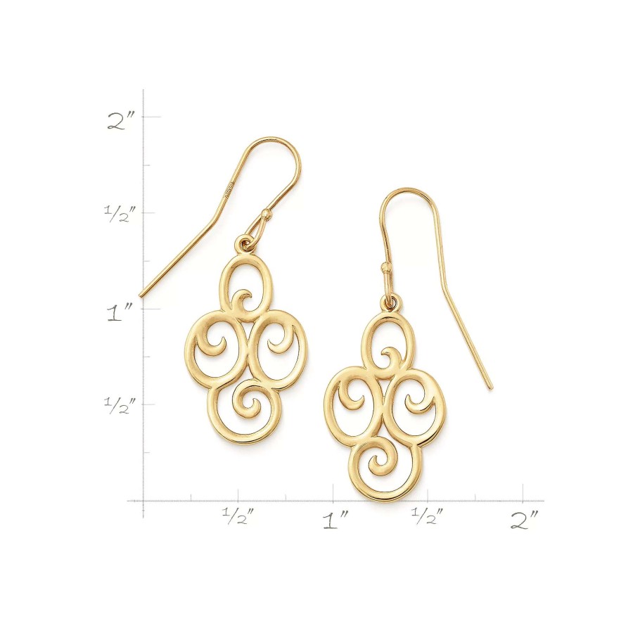 James Avery Four Swirl Dangle Earrings | Earrings