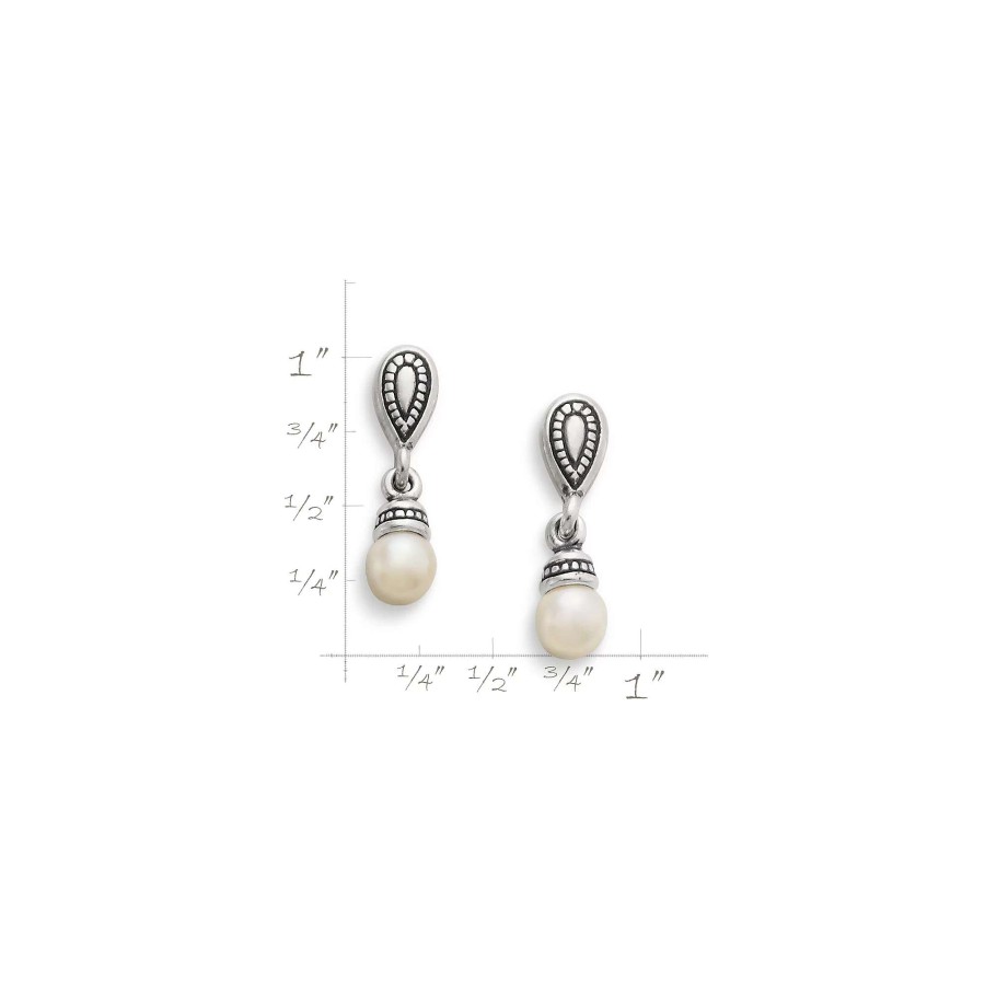 James Avery Vintage Cultured Pearl Drop Earrings | Earrings