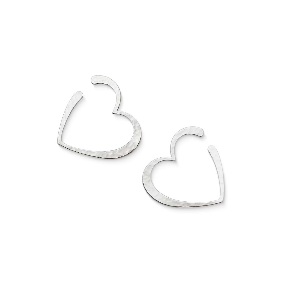 James Avery Forged Hearts Hoops | Earrings