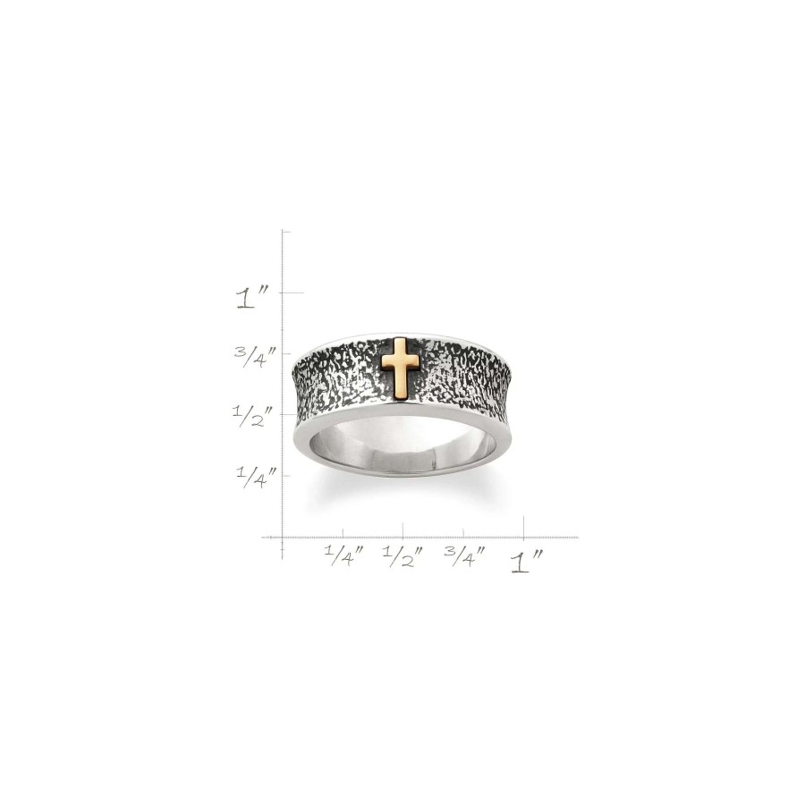 James Avery Textured Wedding Ring With Cross | Rings