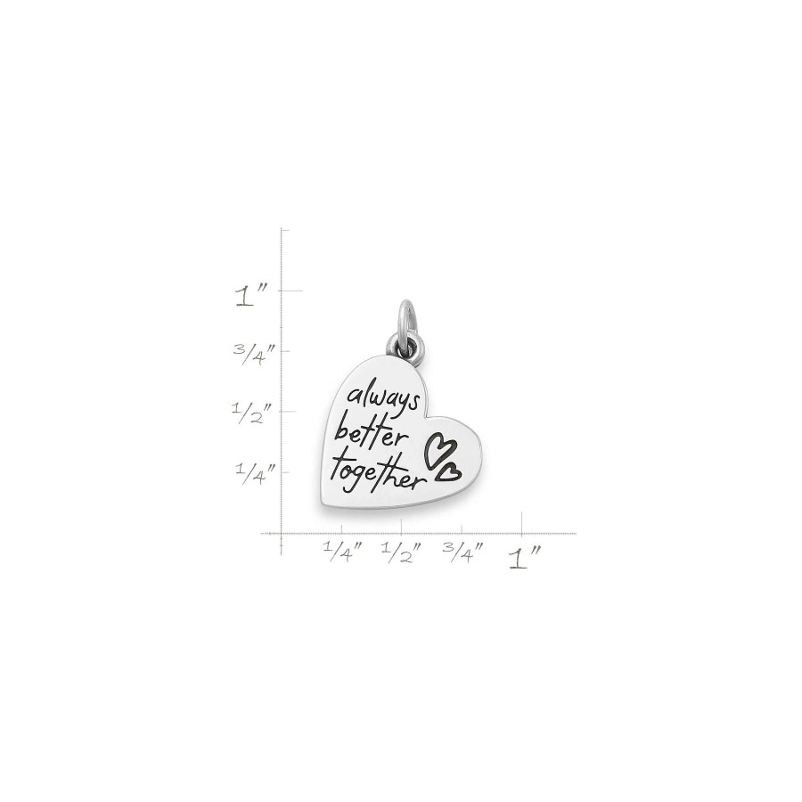 James Avery Always Better Together Heart Charm | Charms