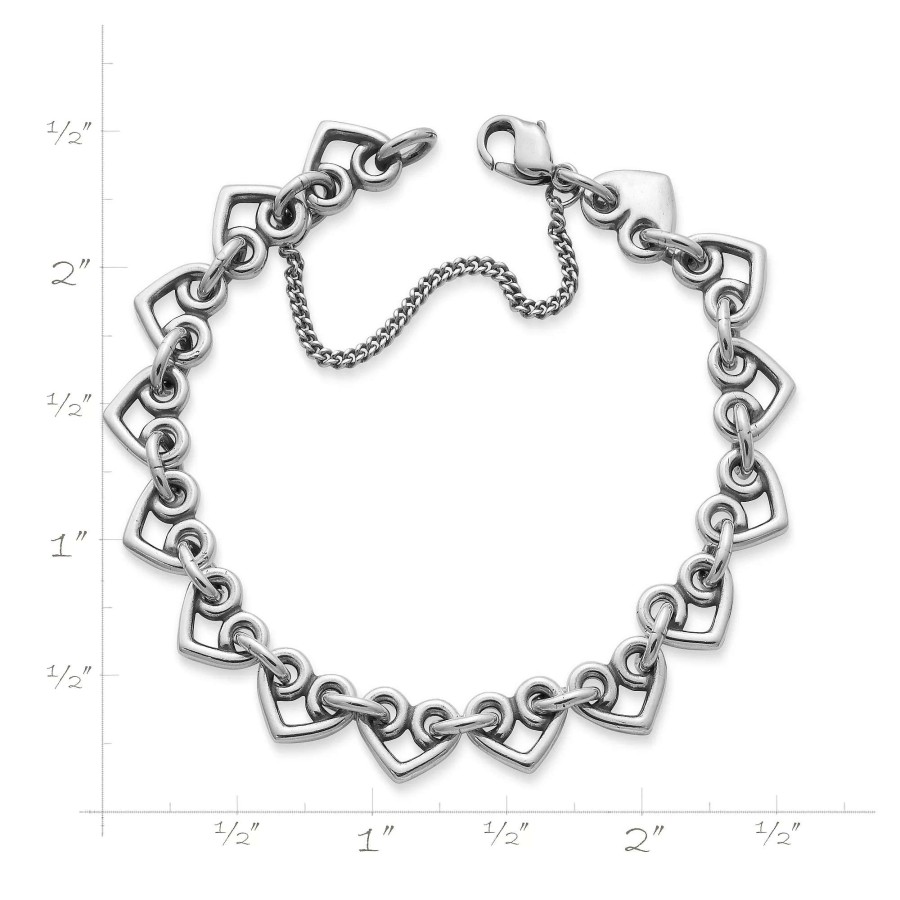 James Avery Heart Link Charm Bracelet | Bracelets