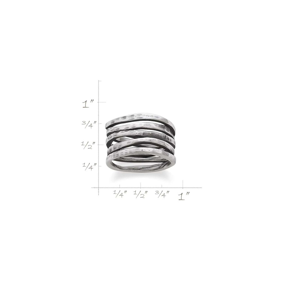 James Avery Stacked Hammered Ring | Rings