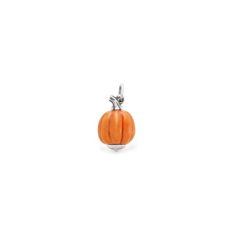 James Avery Harvest Pumpkin Art Glass Charm | Charms