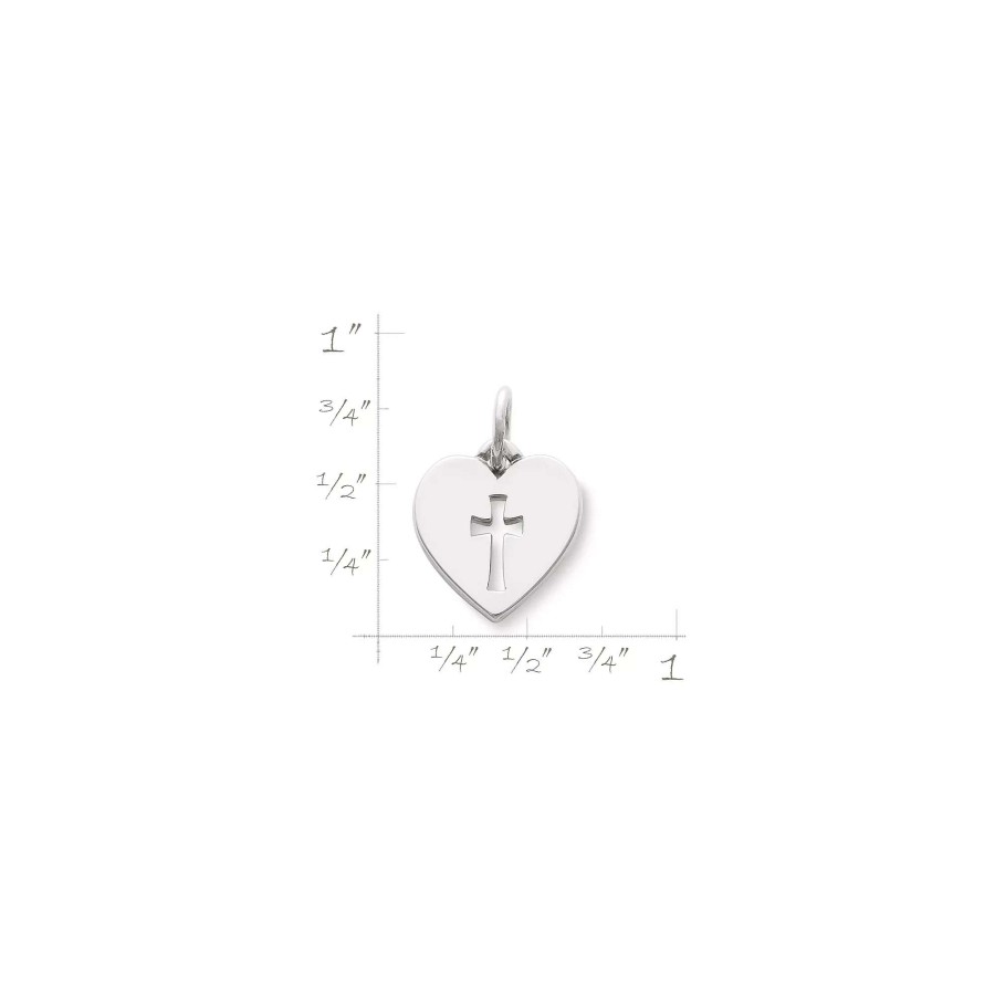 James Avery Crosslet Heart Charm | Charms