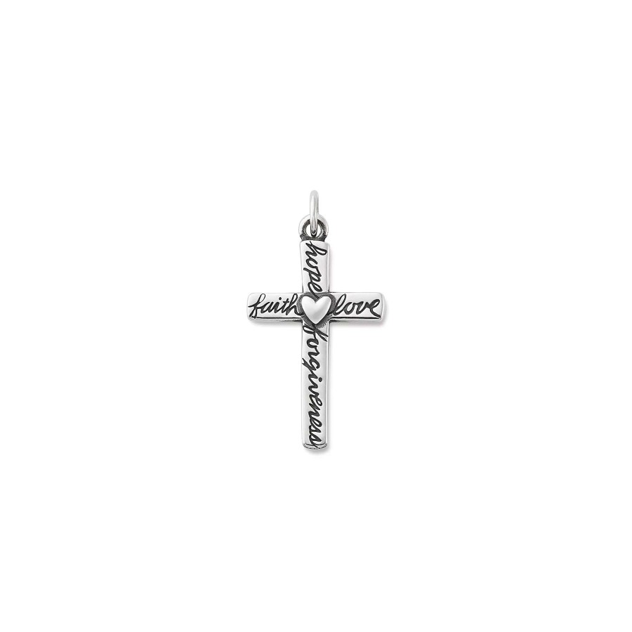 James Avery From The Heart Cross Pendant | Charms