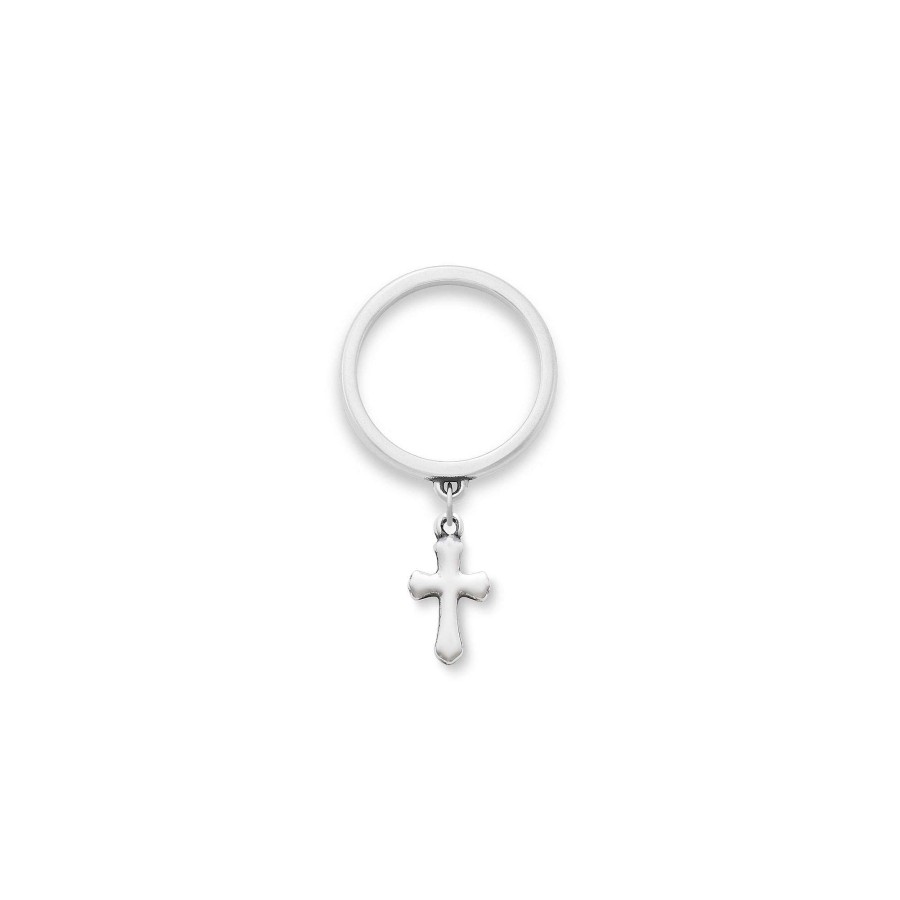 James Avery Flared Cross Charm Dangle Ring | Rings