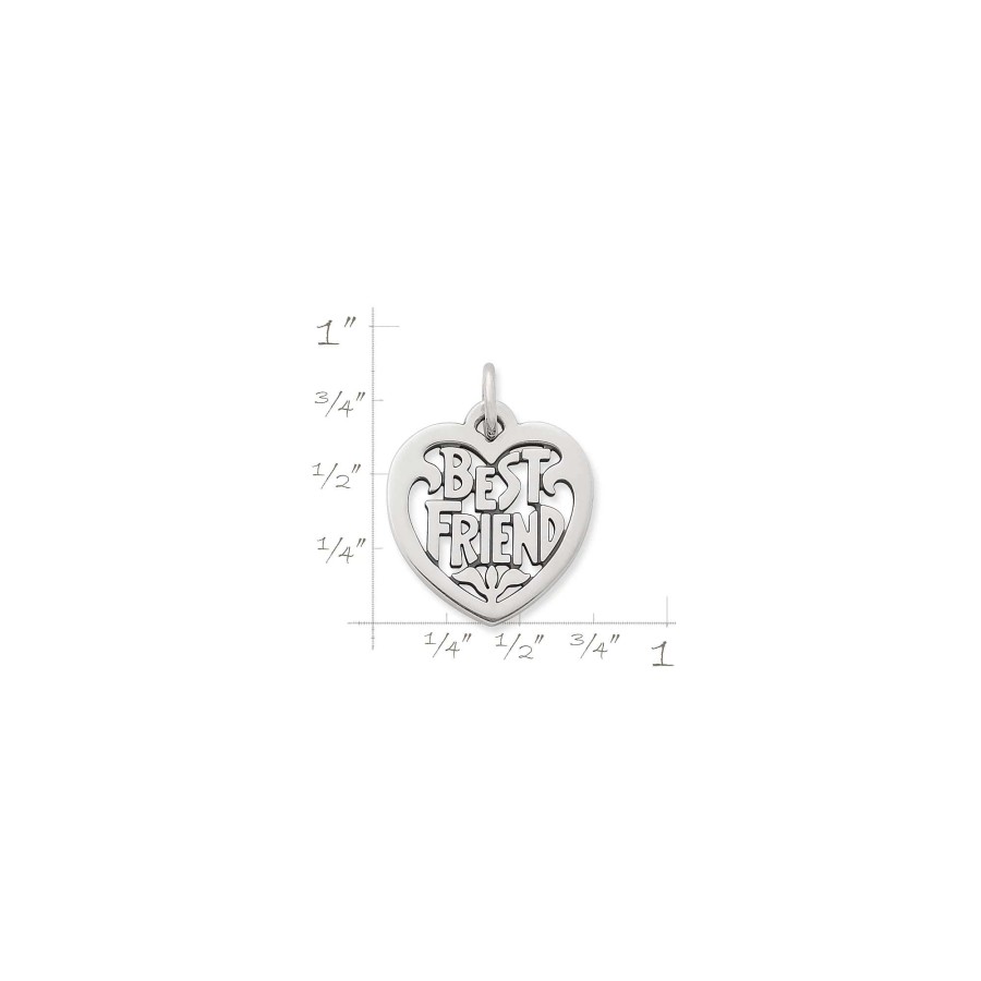 James Avery Best Friend Heart Charm | Charms