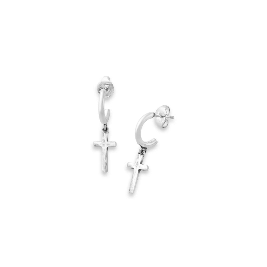 James Avery Horizon Cross Hoop Dangle Earrings | Earrings