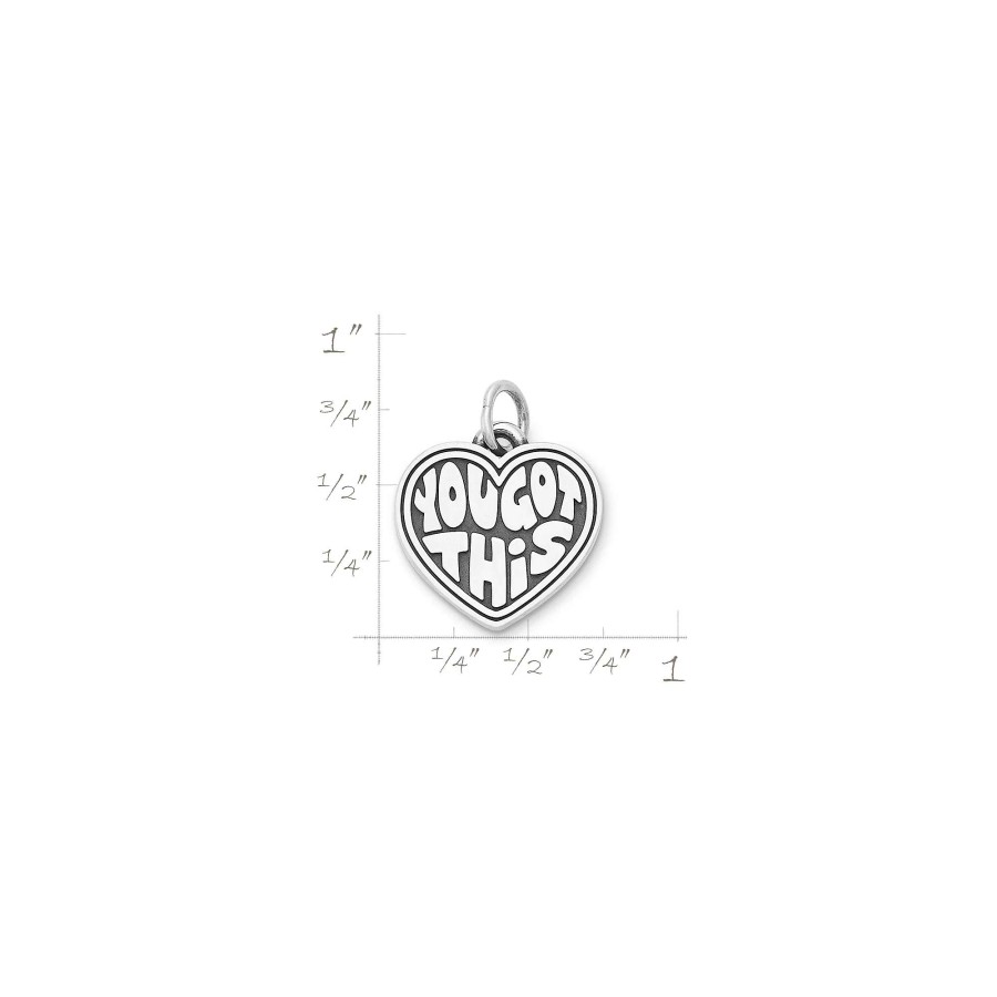 James Avery You Got This Heart Charm | Charms