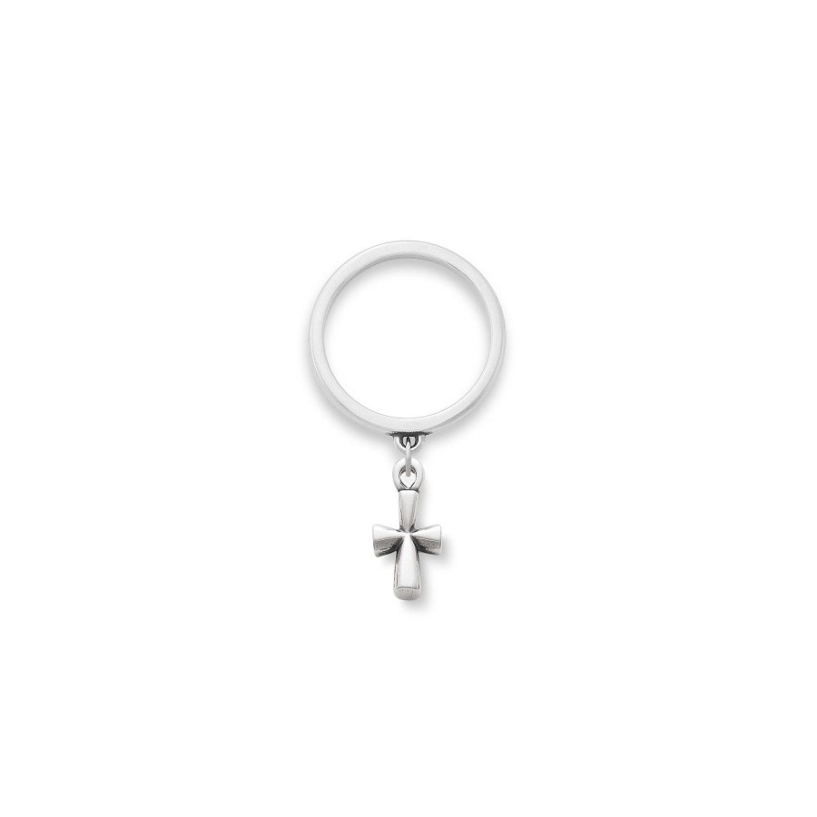 James Avery St. Teresa Cross Charm Dangle Ring | Rings