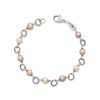 James Avery Twisted Wire Link Bracelet With Multi-Colored Cultured Pearls | Bracelets