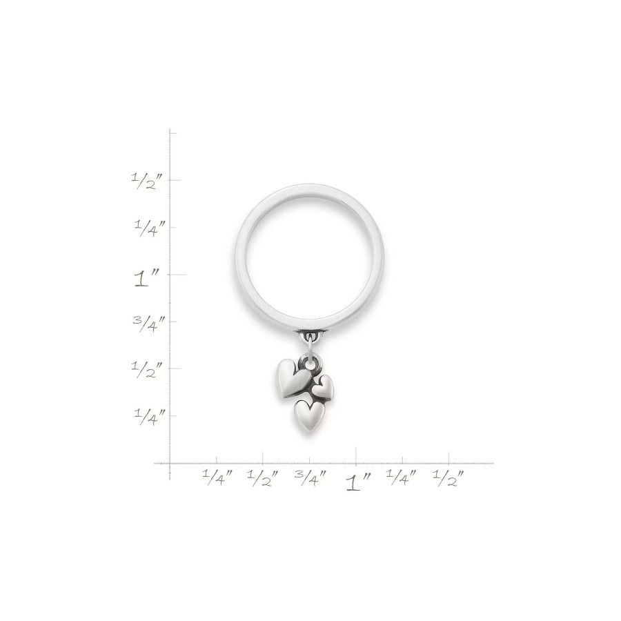 James Avery Gathered Hearts Charm Dangle Ring | Rings