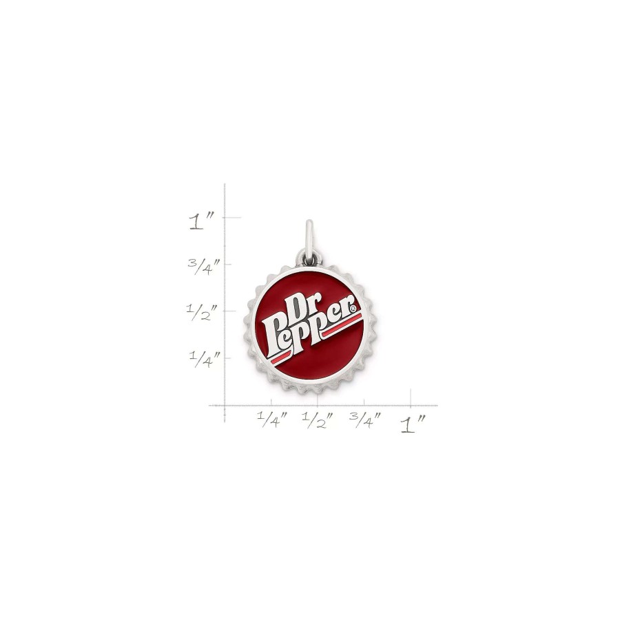 James Avery Enamel Dr Pepper Bottle Cap Charm | Charms