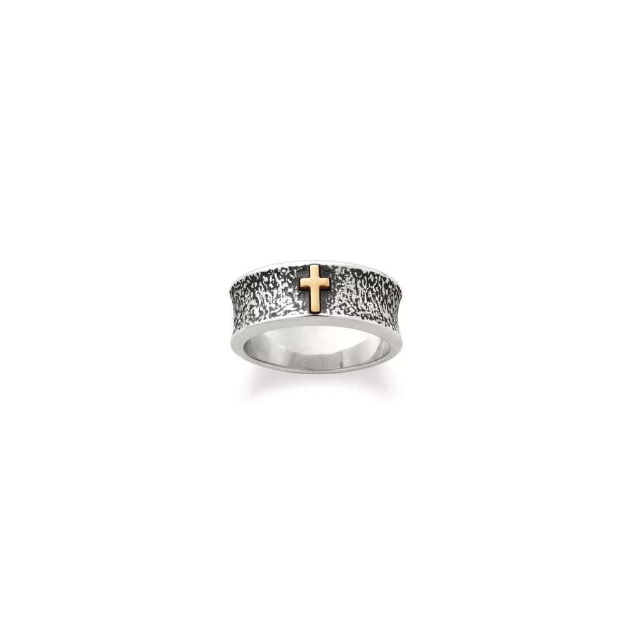 James Avery Textured Wedding Ring With Cross | Rings