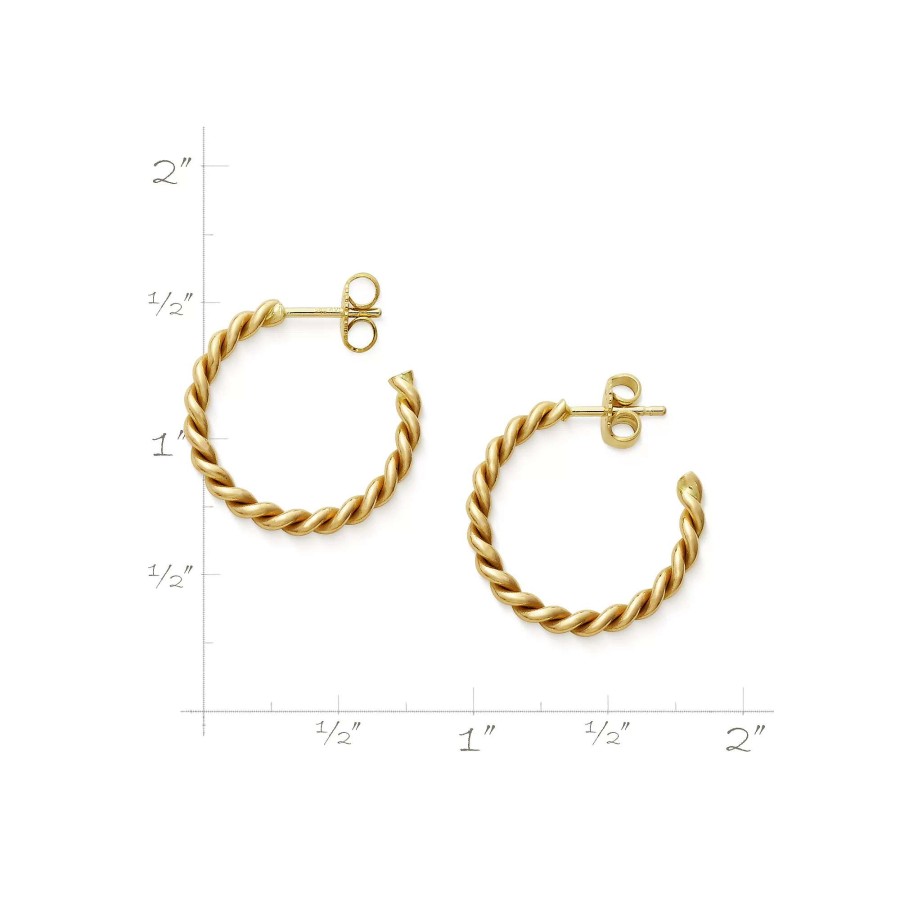 James Avery Medium Twisted Wire Hoops | Earrings