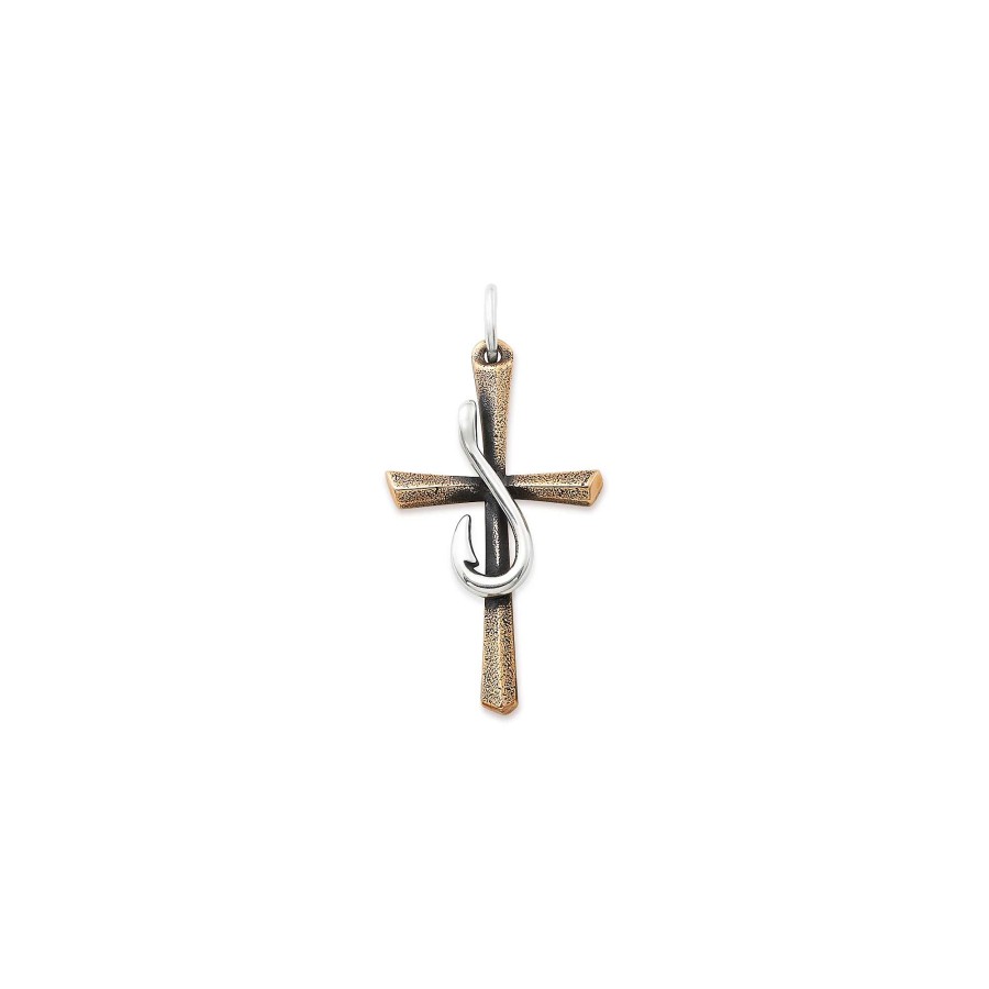 James Avery Fishers Of Men Sculpted Cross Pendant | Charms